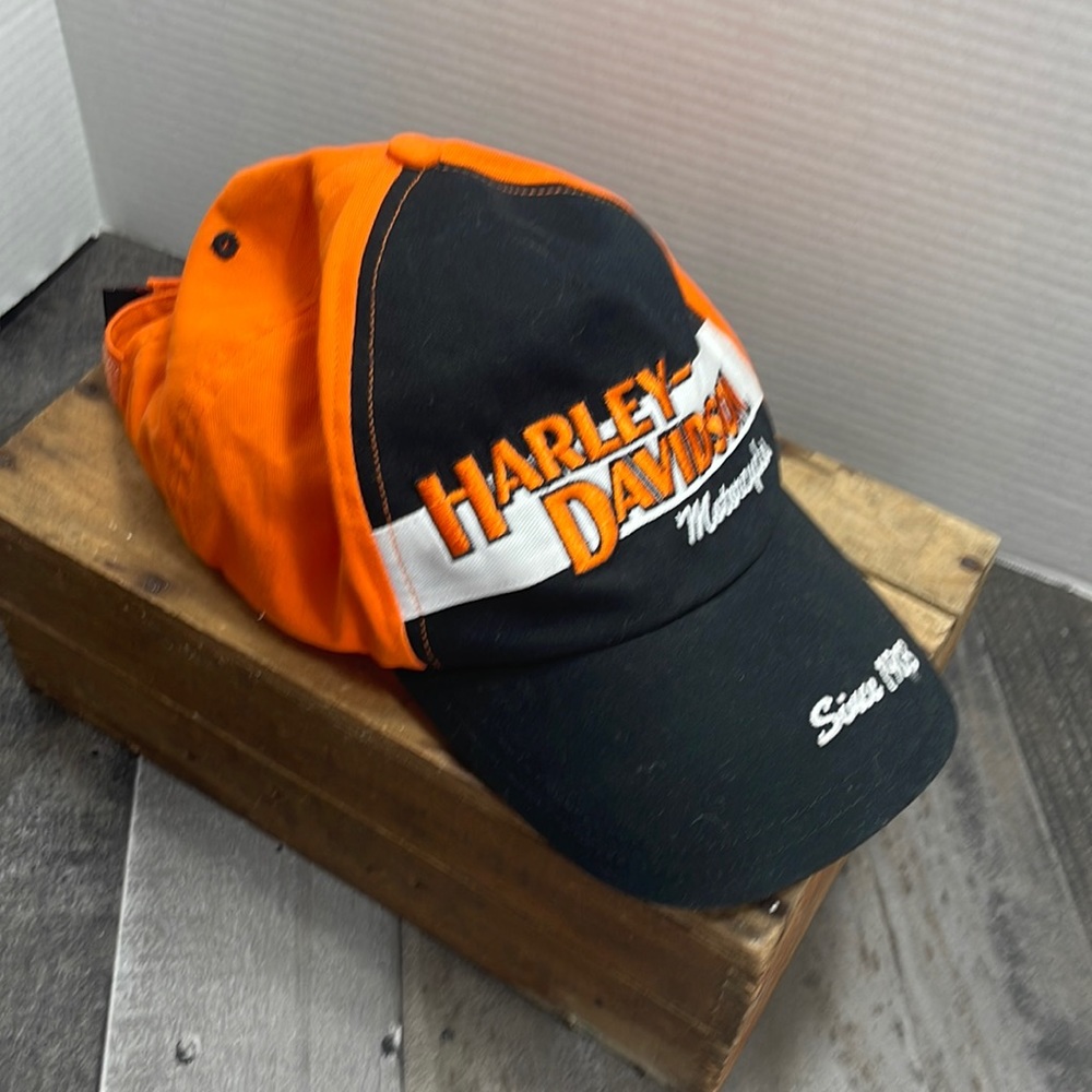 Small Authentic Harley Davidson Velcro back never been worn smoke-free home - Picture 1 of 5